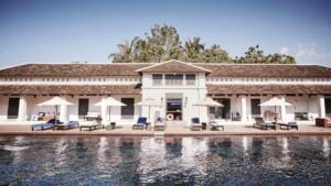 luang prabang hotels - sofitel luang prabang zwembad