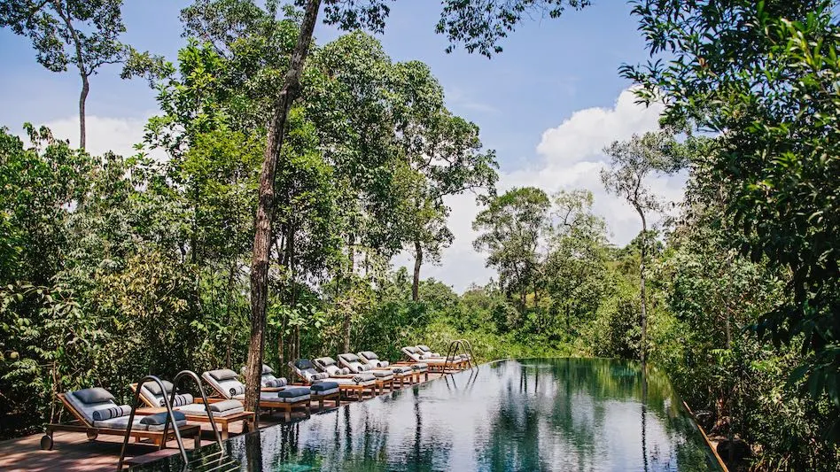 shinta mani wild cambodja - zwembad