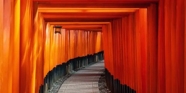 Kyoto Japan Torri poorten