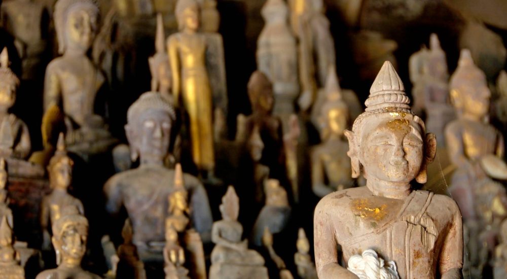 Laos Vakantie Luang Prabang cave