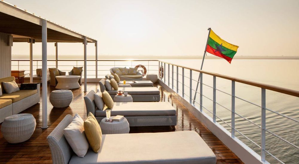 Myanmar Reizen Cruise Luxueus zon