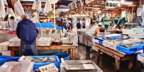 Tokio Japan vismarkt