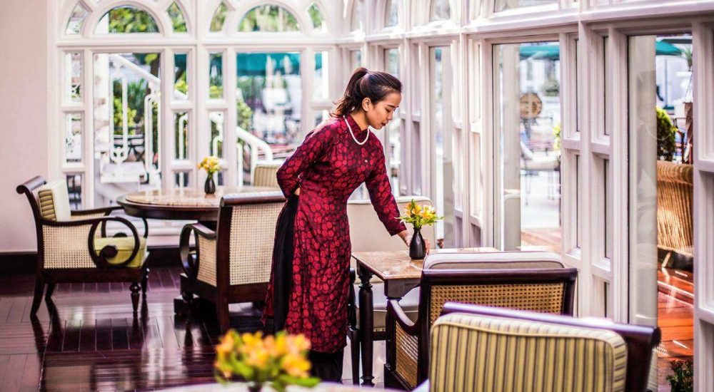 Vietnam Reizen Hanoi Luxueus lobby