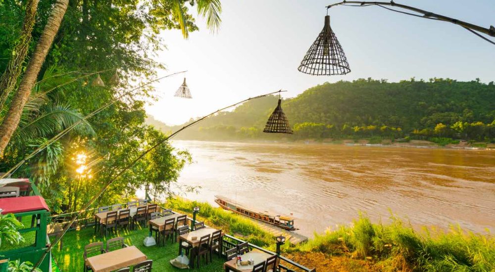 luang prabang laos terras aan de mekong rivier