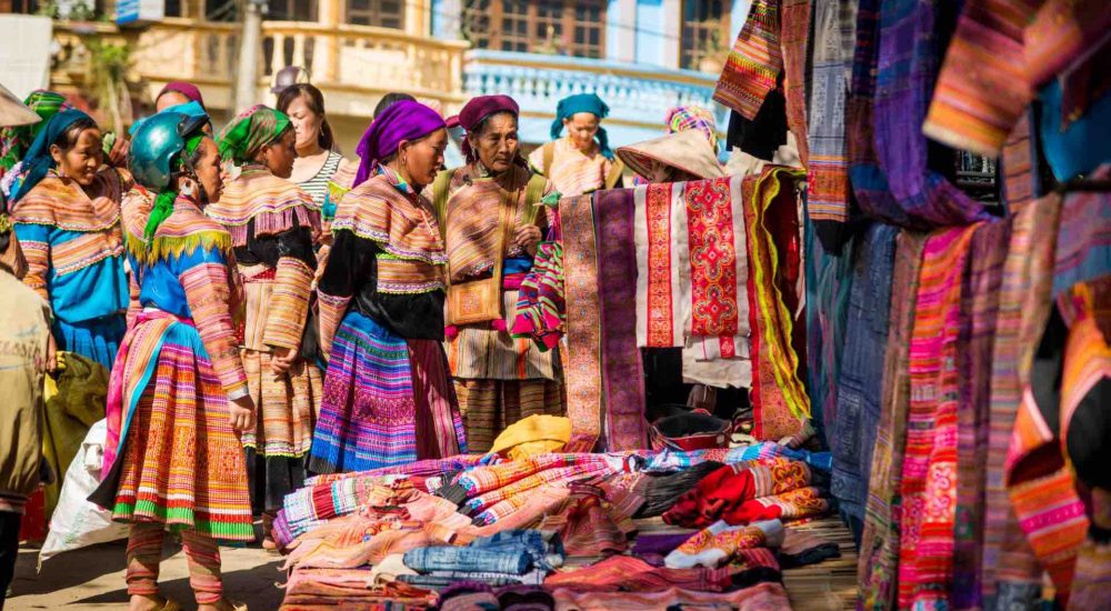 sapa vietnam lokale markt